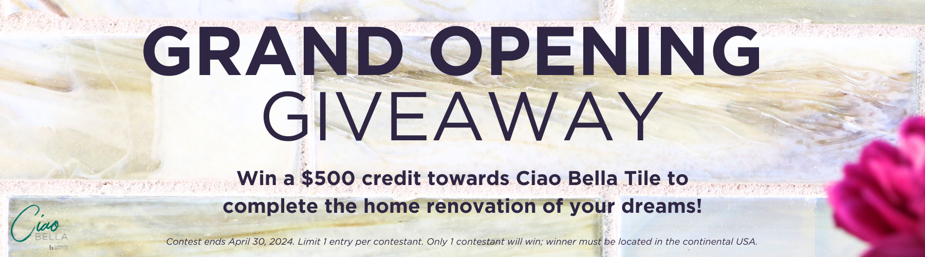 GRAND OPENING GIVEAWAY | CIAO BELLA