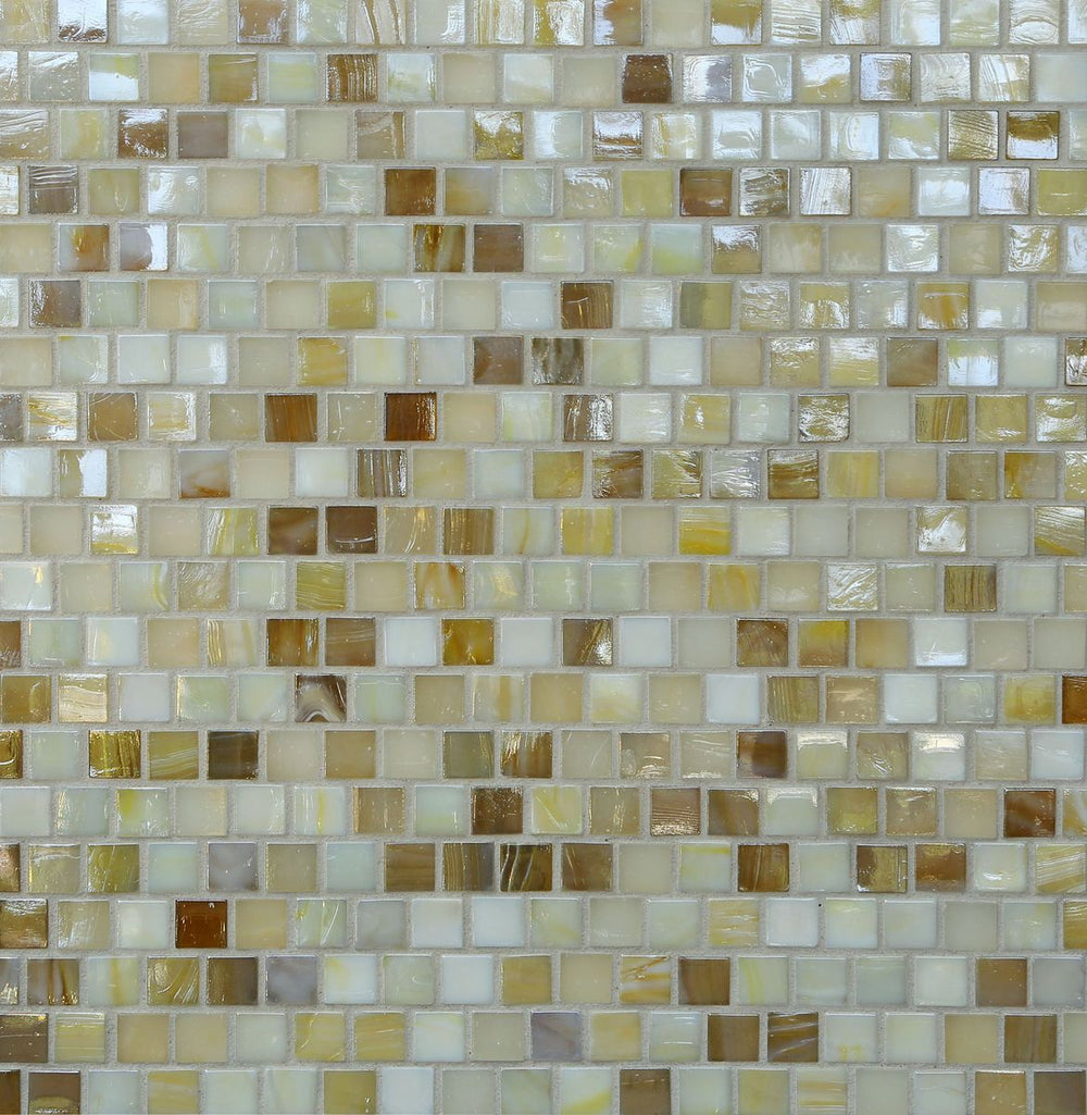 Crème Brulee Glass Mosaic