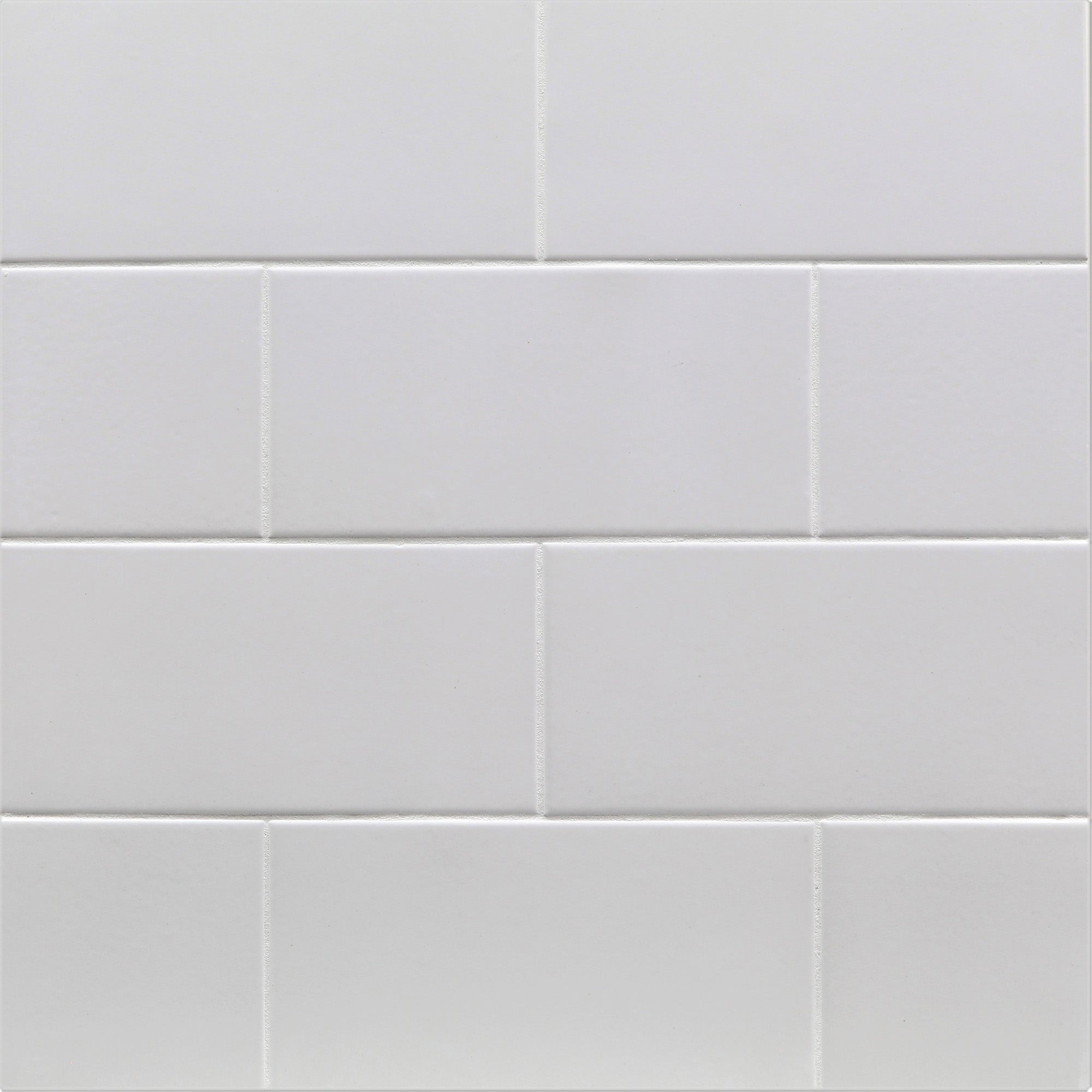 Shelter Island 4 ¾ x 9 ½ Field in Satin White - Ciao Bella Tile