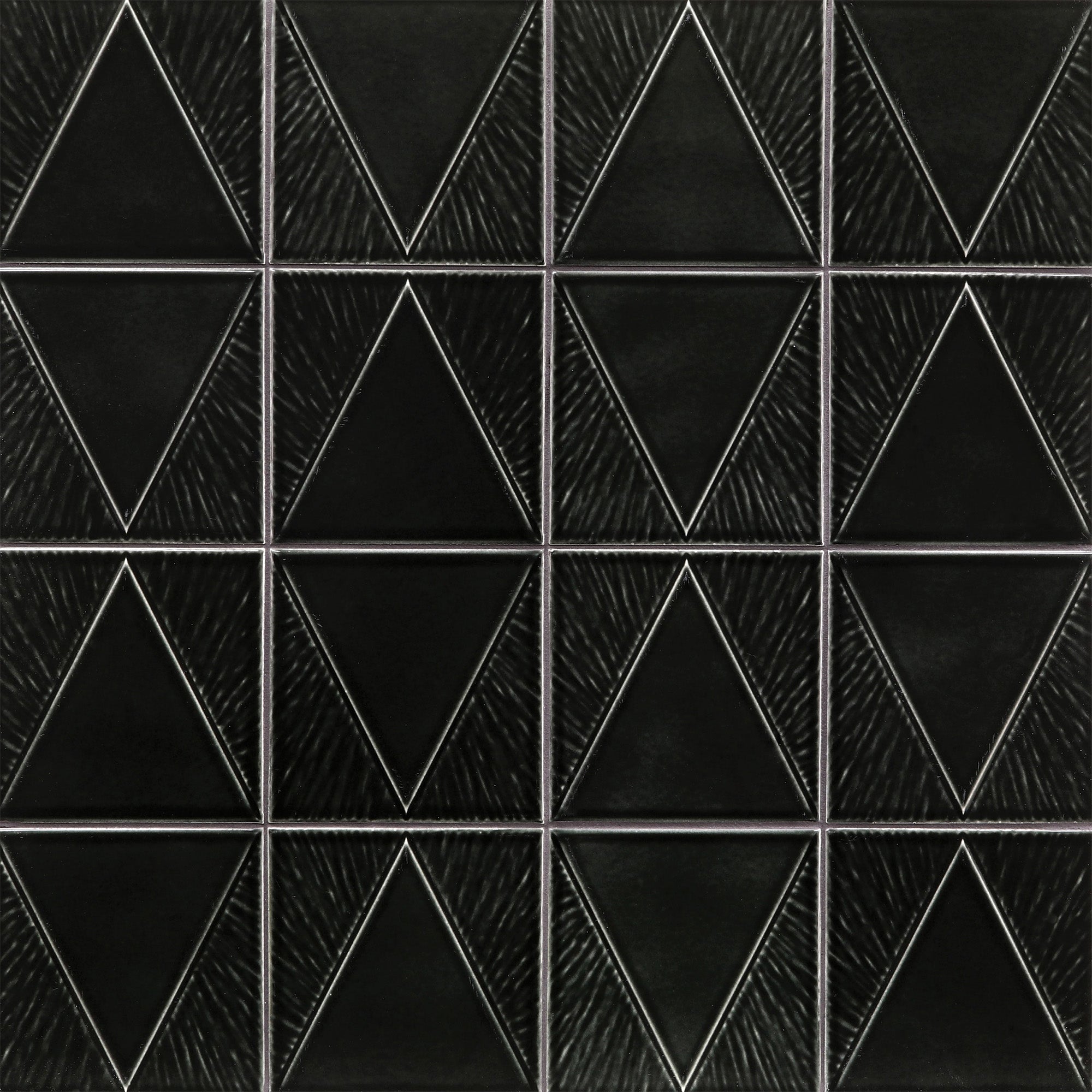 Shelter Island Facet in Translucent Black - Ciao Bella Tile