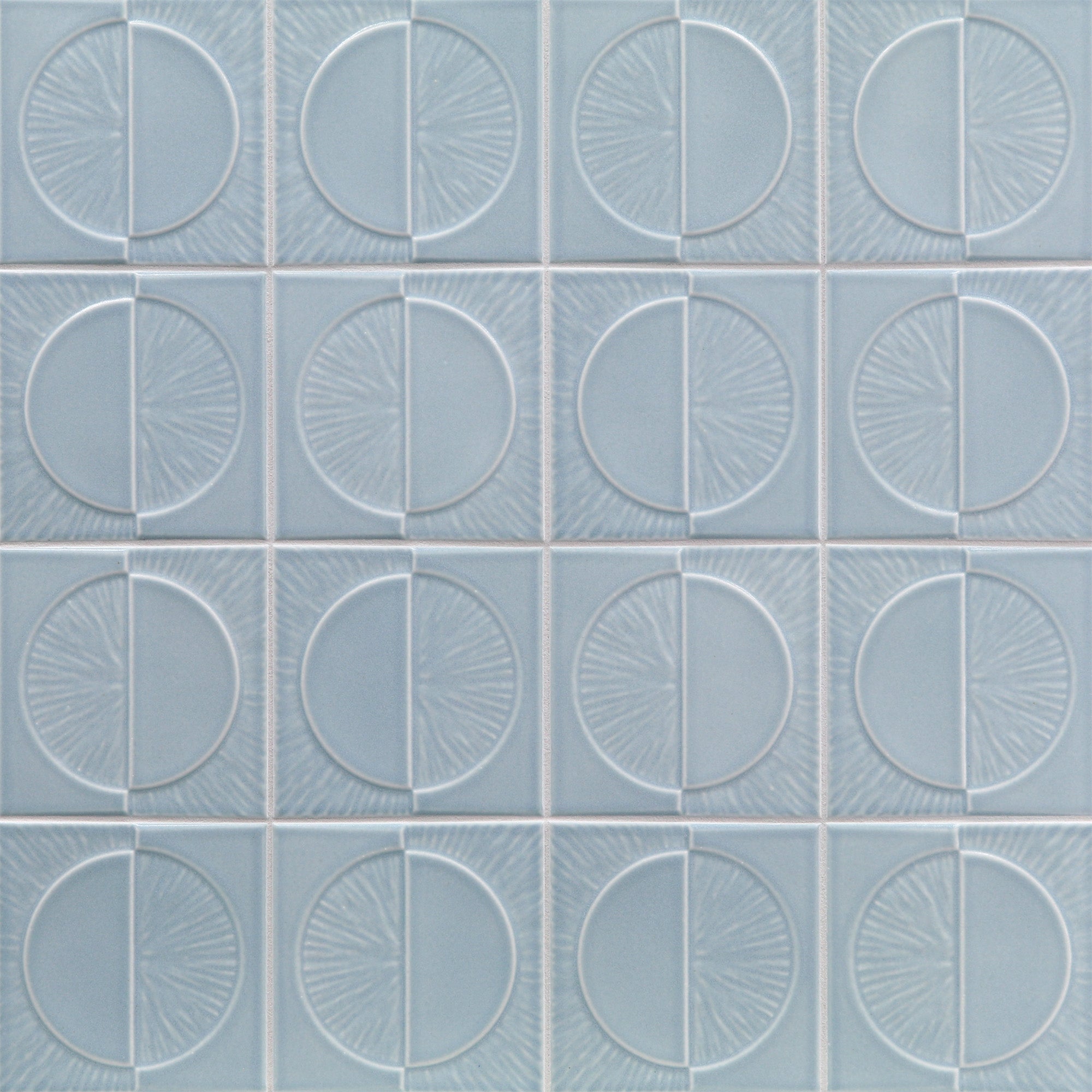 Shelter Island Orbit in Scandi Blue - Ciao Bella Tile