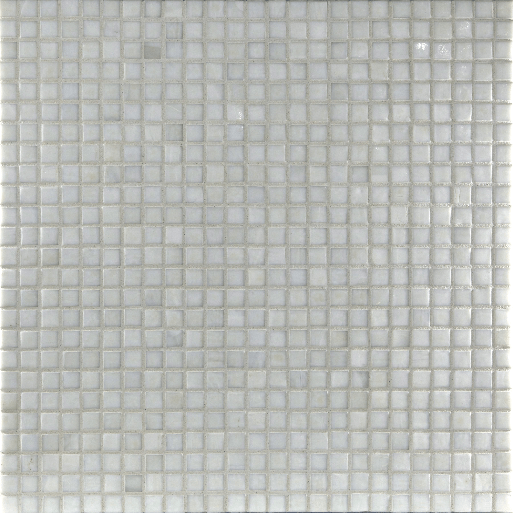 1/2x1/2 Mini Mosaic in Bright White - Ciao Bella